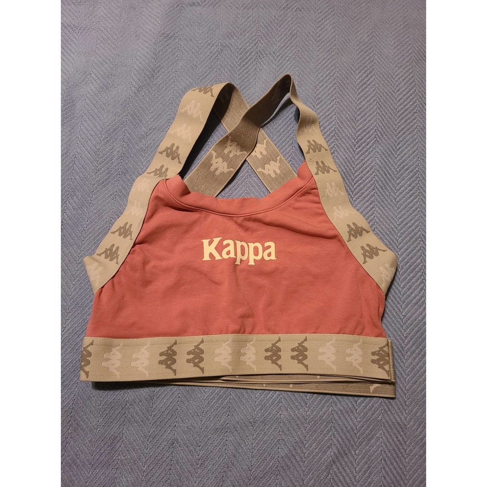 Kappa Pullover Crop Top Women's Size Medium Wide Strap Regular Fit (VA1)